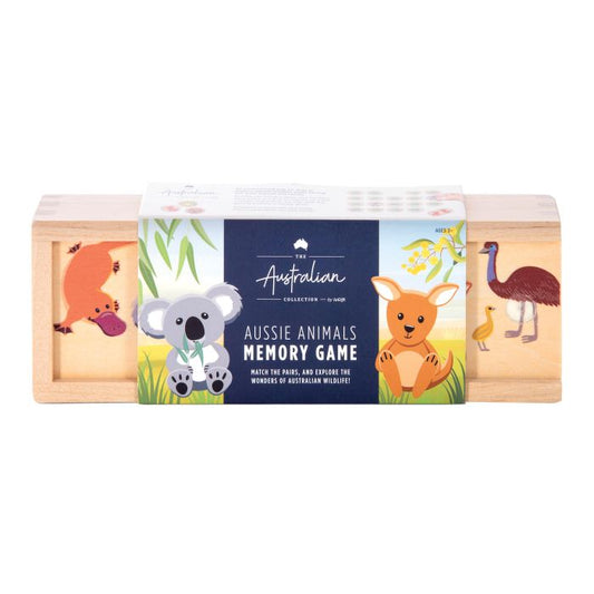 The Australian Collection Aussie Animals Wooden Memory Game