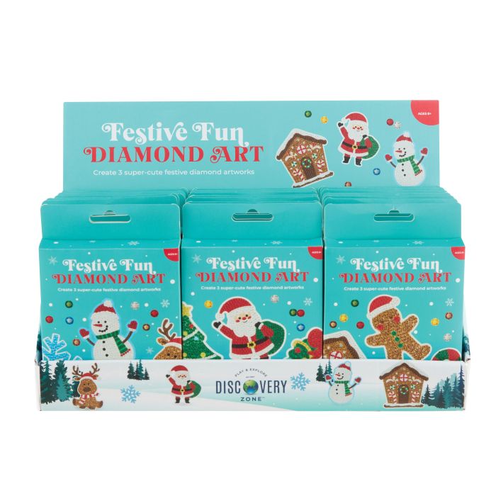 Discovery Zone Festive Diamond Art Kit