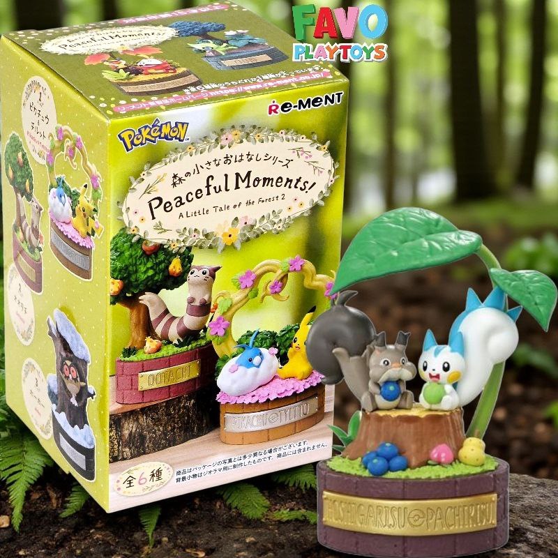 Re-Ment Pokemon Little Forest Story Series Peaceful Moments Blind Box Figurines