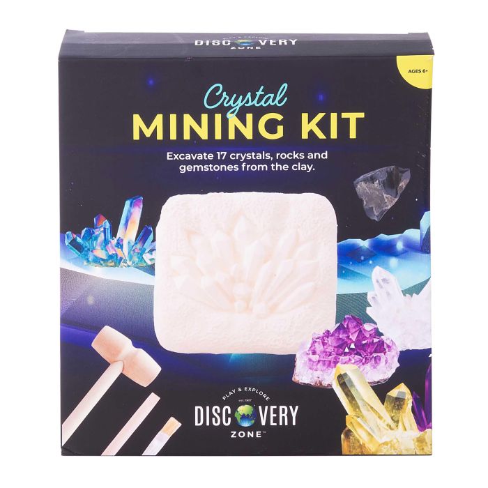 Discovery Zone Crystal Mining Kit Multi-Coloured 18x6x21cm