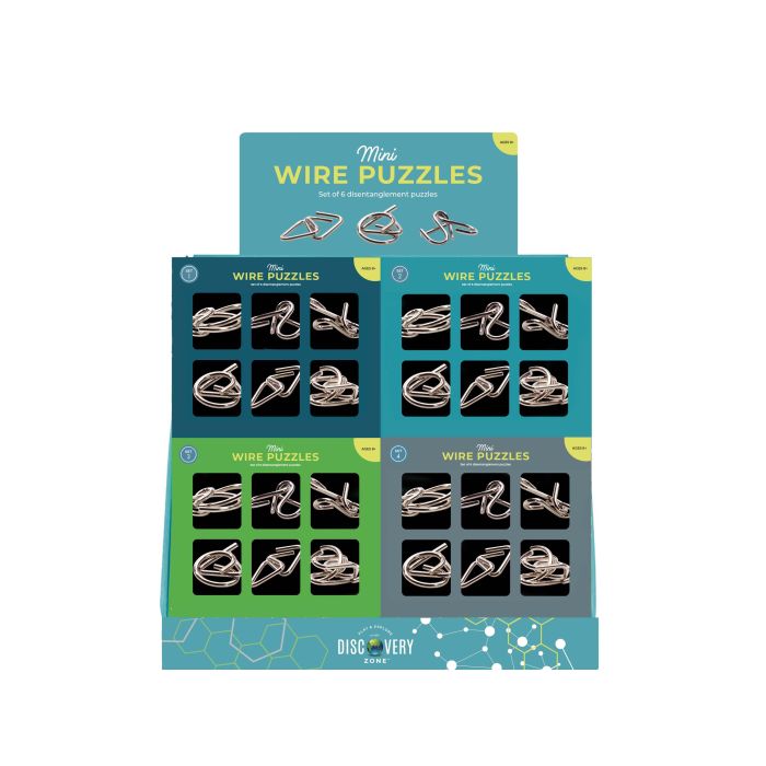 Discovery Zone Mini Wire Puzzles Set of 6