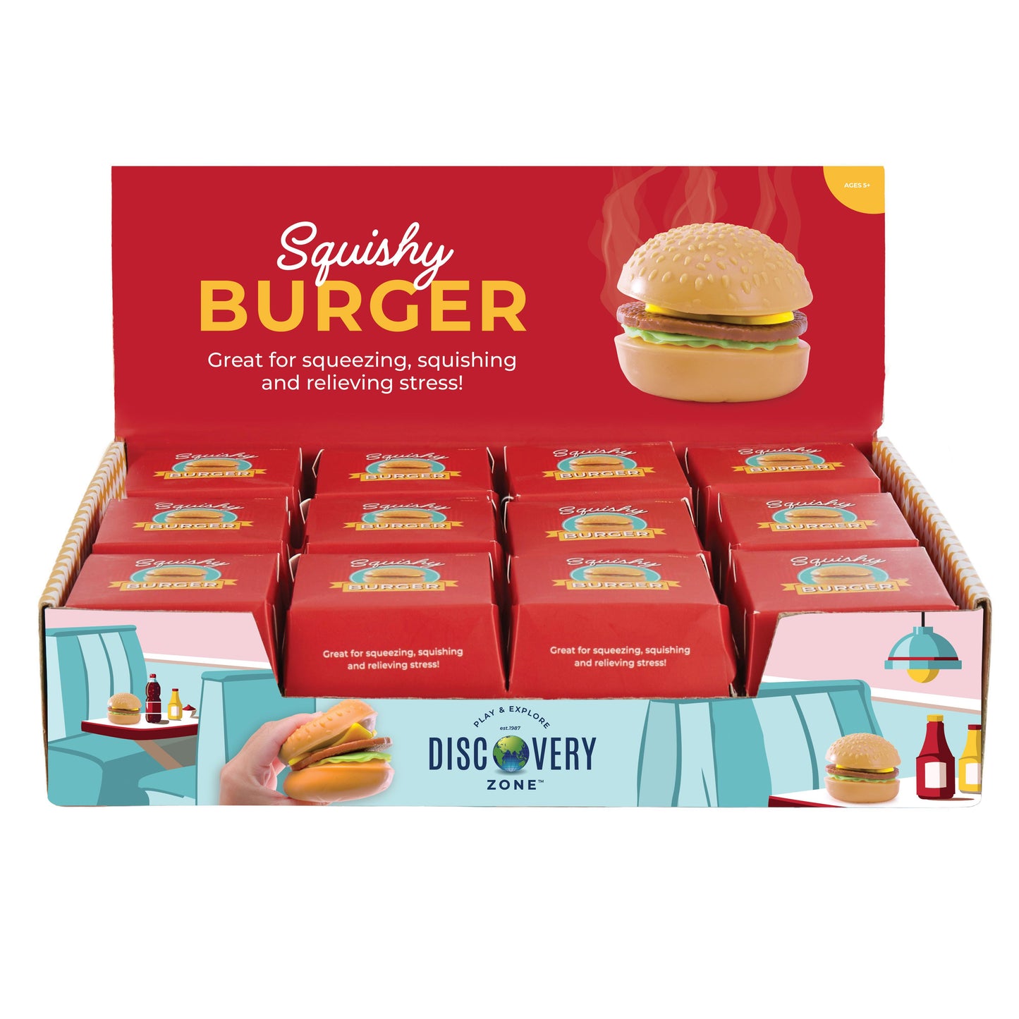 Discvoery Zone Squishy Burger