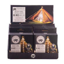 Load image into Gallery viewer, Maverick Retractable String Lights - Green
