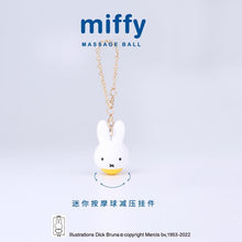 Load image into Gallery viewer, Miffy Mini Stress Relief Massage Ball Keyring Blue
