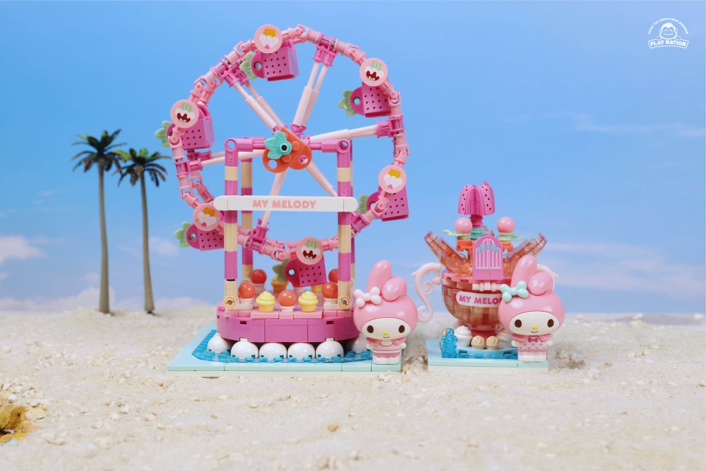 Hello Kitty - YuMe Blocks Summer Wunderland - My Melody Ferris Wheel