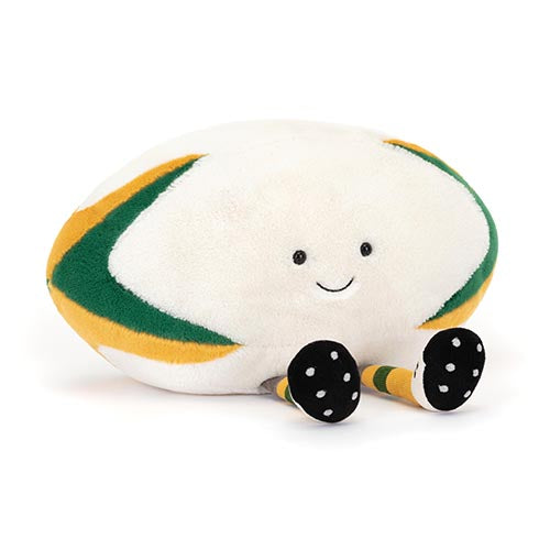 Jellycat Amuseable Sports Australian Rugby Ball 29cm