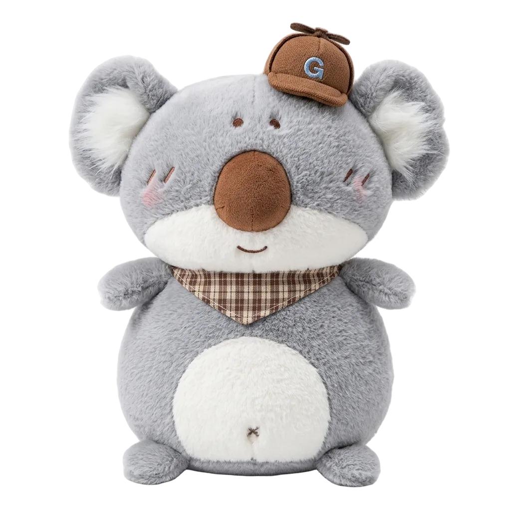 Glee Beanx – Chubby Series Plush - Bluey the Detective Koala 22cm