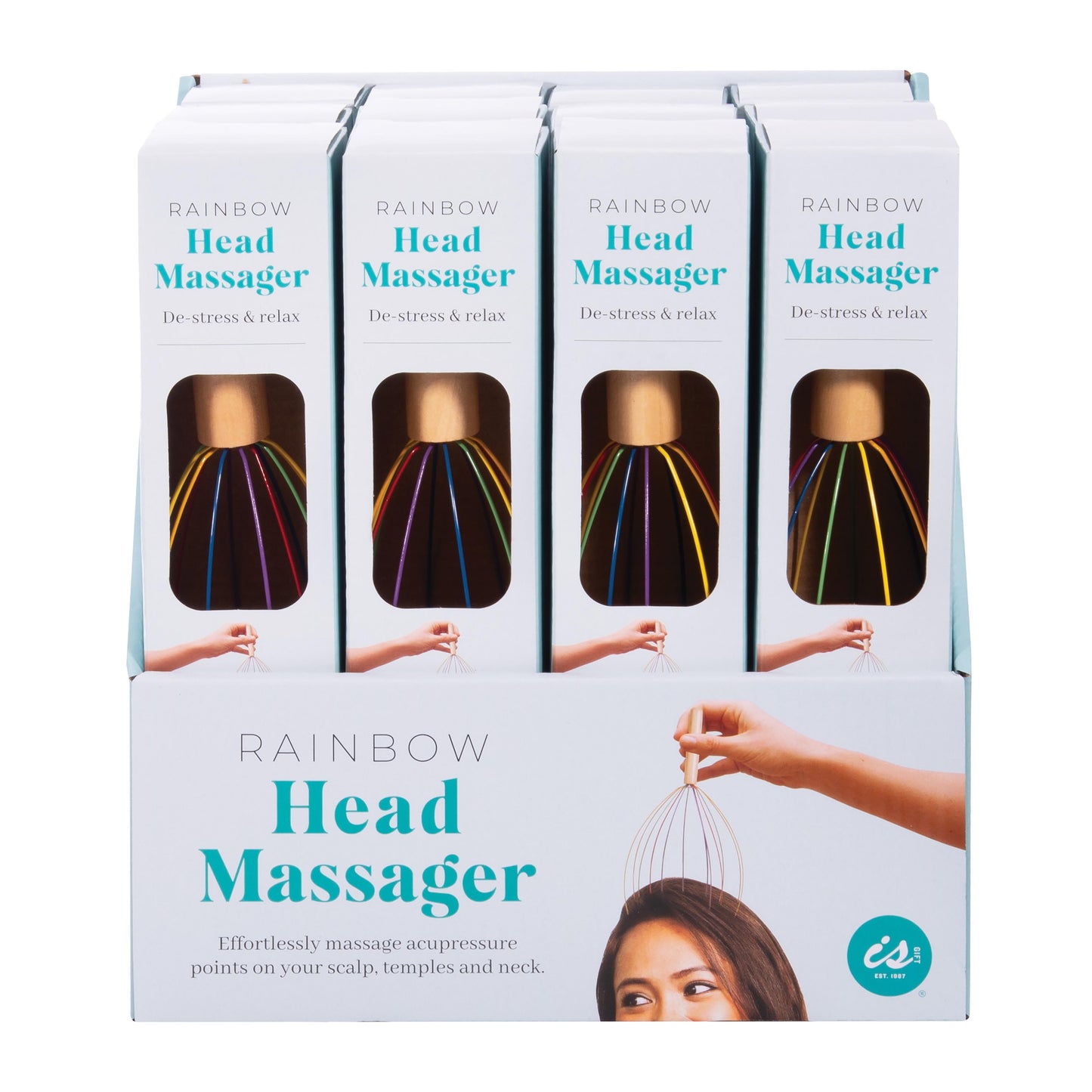 isGift Head Massager Rainbow