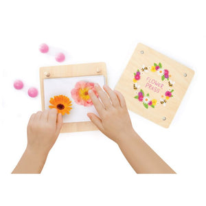 IsGift Wooden Flower Press Multi-Coloured 16x16x6cm