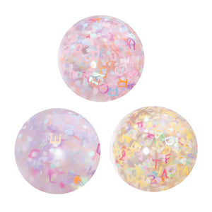 IsGift Alphabetti Confetti Squish-A-Ball Assorted 7cm