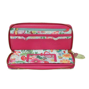 Vendula Fairy Village Large Ziparound Crossbody Wallet