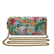 Load image into Gallery viewer, Vendula Fairy Village Large Ziparound Crossbody Wallet
