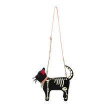 Load image into Gallery viewer, Vendula I-Scream Parlour Skeleton Vinnie the Cat Bag

