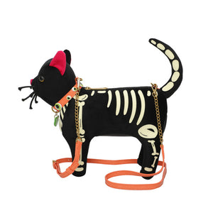Vendula I-Scream Parlour Skeleton Vinnie the Cat Bag