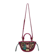Load image into Gallery viewer, Vendula Christmas Library Winged Top Handle Bag
