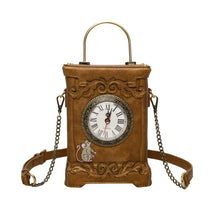 Load image into Gallery viewer, Vendula Tick Tock Clock Shop Carriage Clock Bag
