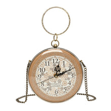 Load image into Gallery viewer, Vendula Tick Tock Clock Shop Pocket Watch Bag
