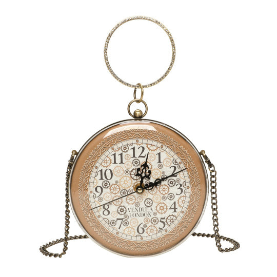 Vendula Tick Tock Clock Shop Pocket Watch Bag