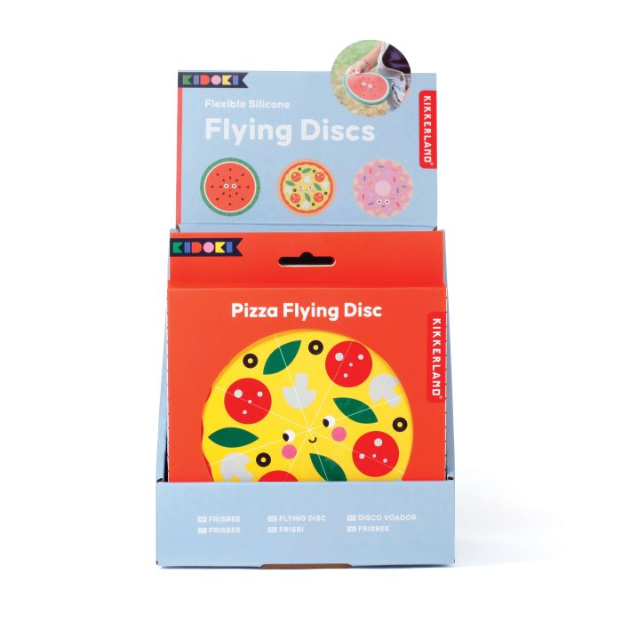 Kikkerland Kidoki Flying Discs Assorted Dia:15cm