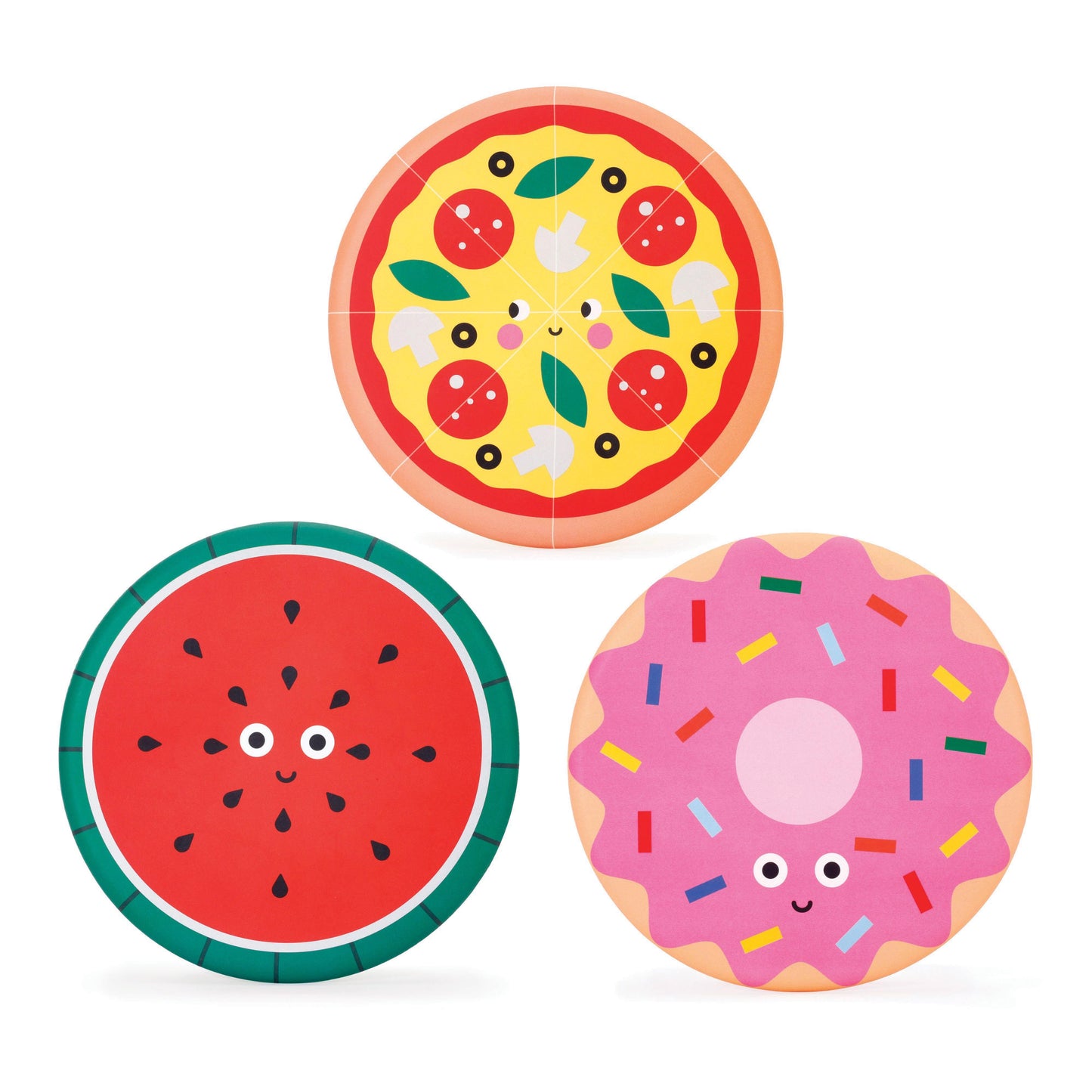 Kikkerland Kidoki Flying Discs Assorted Dia:15cm