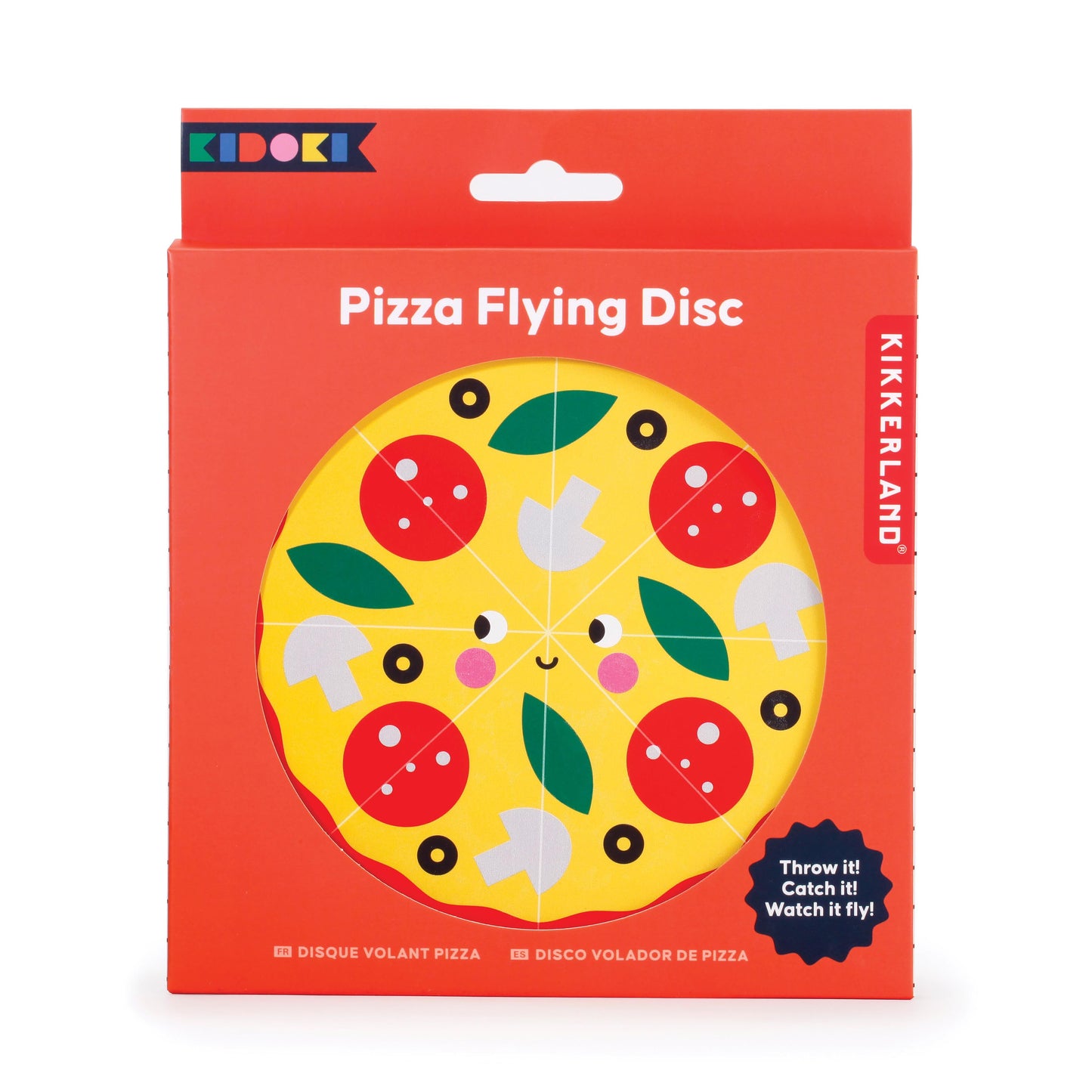 Kikkerland Kidoki Flying Discs Assorted Dia:15cm
