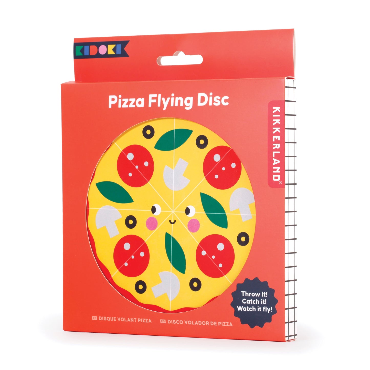 Kikkerland Kidoki Flying Discs Assorted Dia:15cm