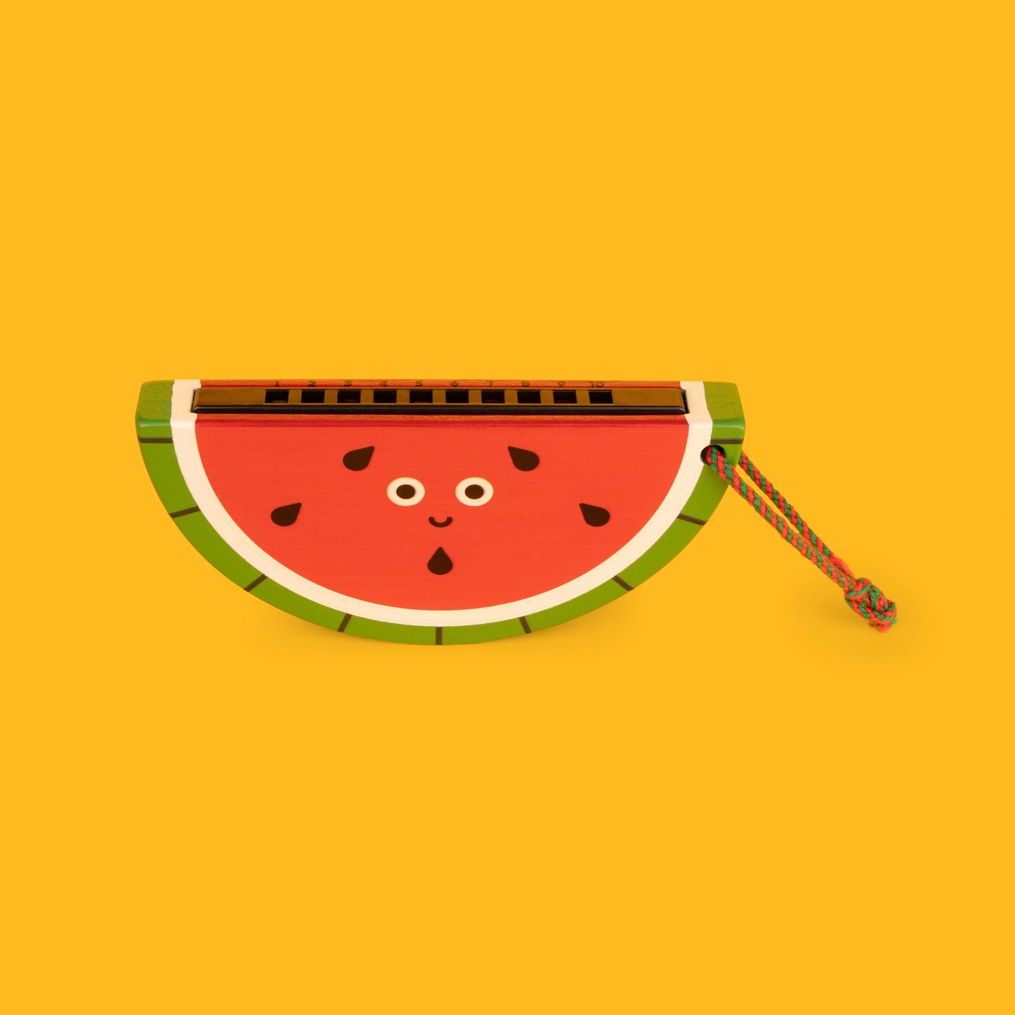 Kikkerland Kidoki Wooden Fruit Harmonica