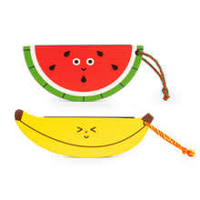 Load image into Gallery viewer, Kikkerland Kidoki Wooden Fruit Harmonica
