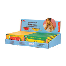 Load image into Gallery viewer, Kikkerland Kidoki Wooden Fruit Harmonica
