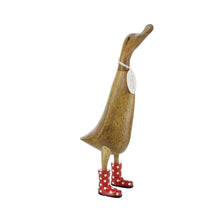 Load image into Gallery viewer, DCUK Natural Welly Ducklet Spotty (1pcs)
