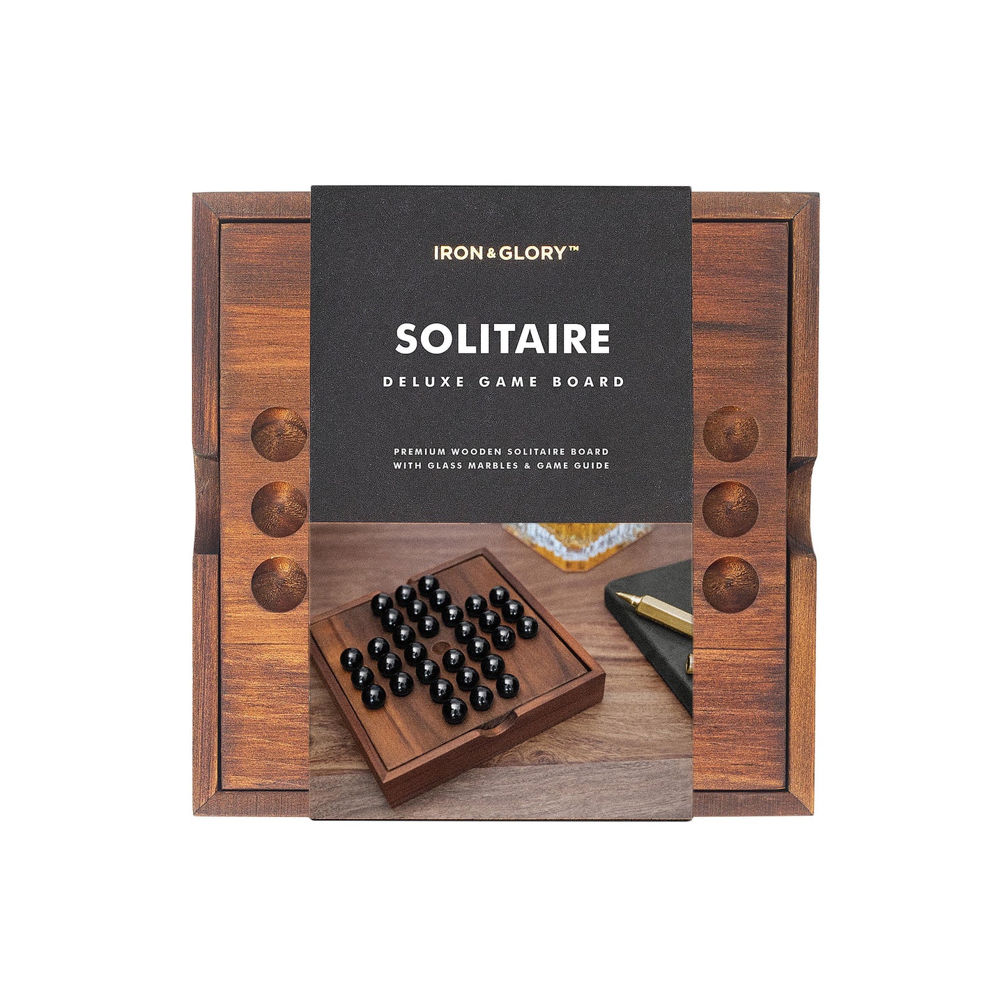 Luckies Iron & Glory - Solitaire Multi-Coloured 14x2.5x14cm