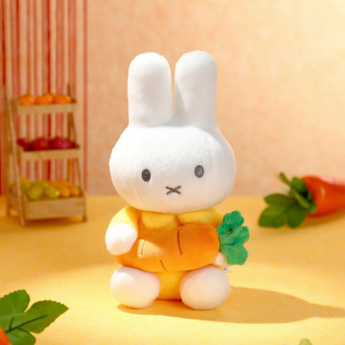 Miffy & Friends Miffy Plush with Carrot 20cm