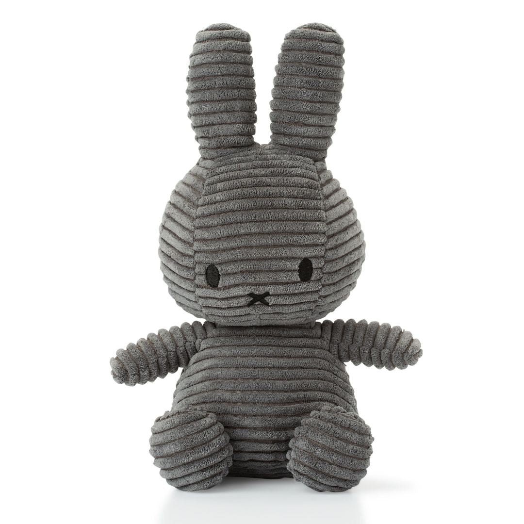 Miffy & Friends Miffy (ECO) Corduroy Grey 50 cm
