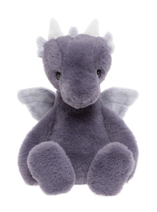 Bear & Me by Charlie Bears Draco Dragon Soft Lavender L 34cm
