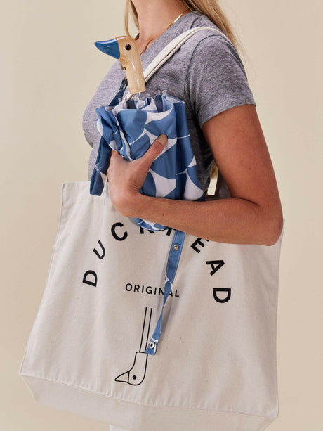 ORIGINAL DUCKHEAD DUCK UMBRELLA COMPACT - DENIM MOON