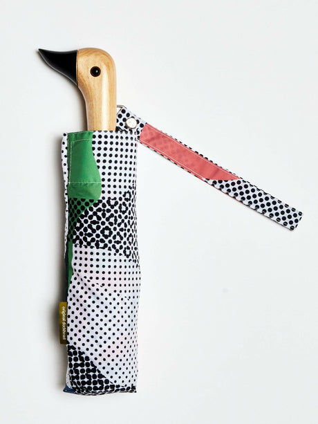 ORIGINAL DUCKHEAD DUCK UMBRELLA COMPACT - DOTS MULTI-COLOURED