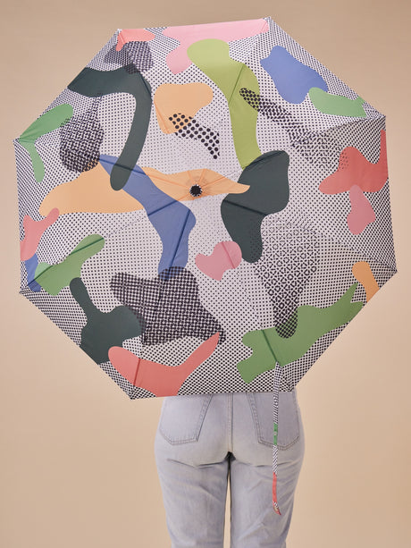 ORIGINAL DUCKHEAD DUCK UMBRELLA COMPACT - DOTS MULTI-COLOURED