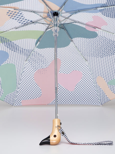 ORIGINAL DUCKHEAD DUCK UMBRELLA COMPACT - DOTS MULTI-COLOURED