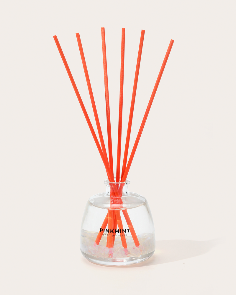 Pinkmint Candle Pajama Party Reed Diffuser Crystal Infused