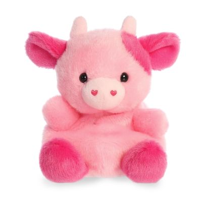 Palm Pal Pink Cow 13cm