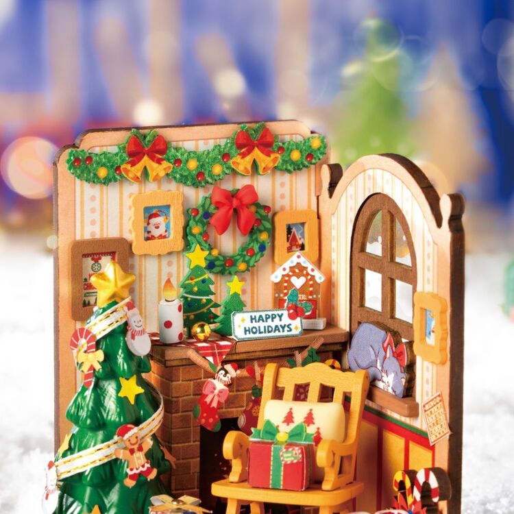 Robotime Rolife Christmas Fireplace