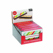 Load image into Gallery viewer, Petit Collage Sing &amp; Play Wood Harmonica (10Disp) Multi-Coloured 2.5x12.7x2.5cm
