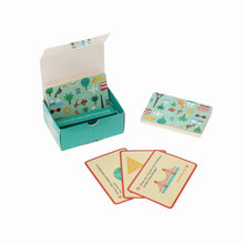 Load image into Gallery viewer, Petit Collage Trivia Card - Our World Multi-Coloured 9x5x13cm
