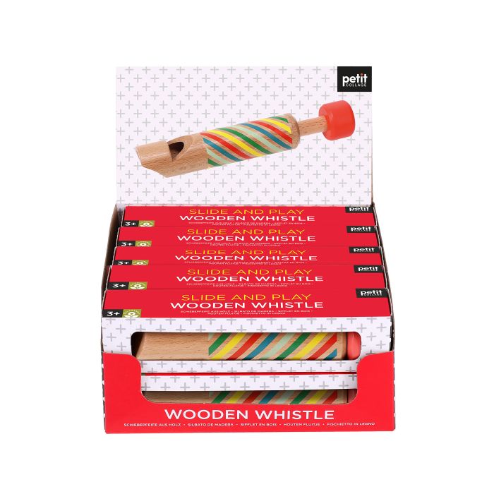 Petit Collage Slide and Play Wooden Whistle 14x2.7x2.7cm