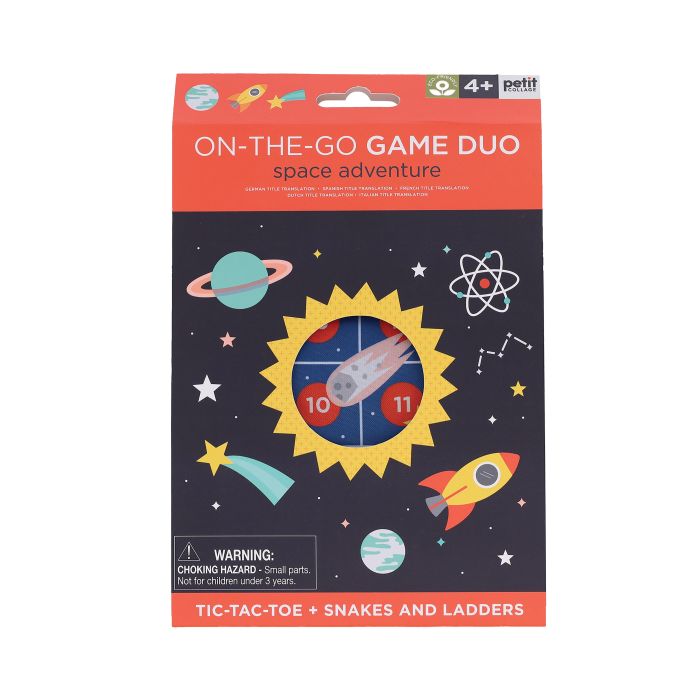 Petit Collage On-the-Go Game Duo Space Adventure 16x3x22cm