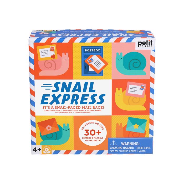 Petit Collage Snail Express 17x5x17cm