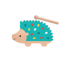 Load image into Gallery viewer, Petit Collage Happy Hedgehog Percussion Instrument 14x1x8cm
