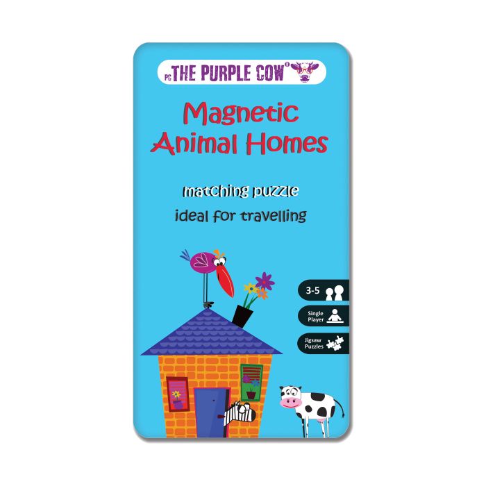 The Purple Cow Magnetic Animal Homes 10.2x1x18.5cm