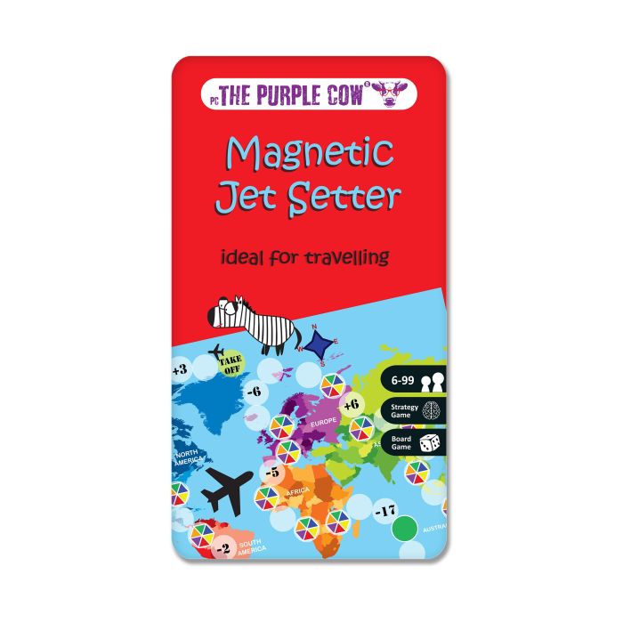 The Purple Cow Magnetic Jet Setter 10.2x1x18.5cm