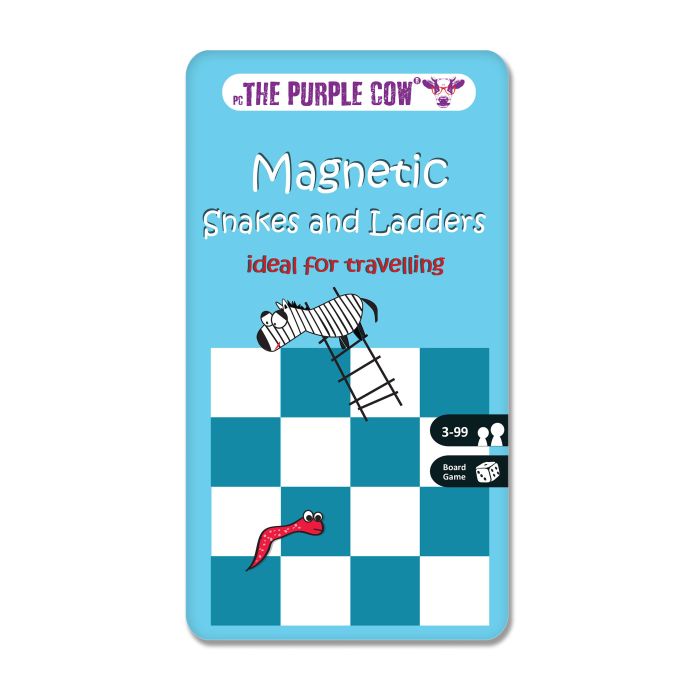 The Purple Cow Magnetic Snakes & Ladders 10.2x1x18.5cm